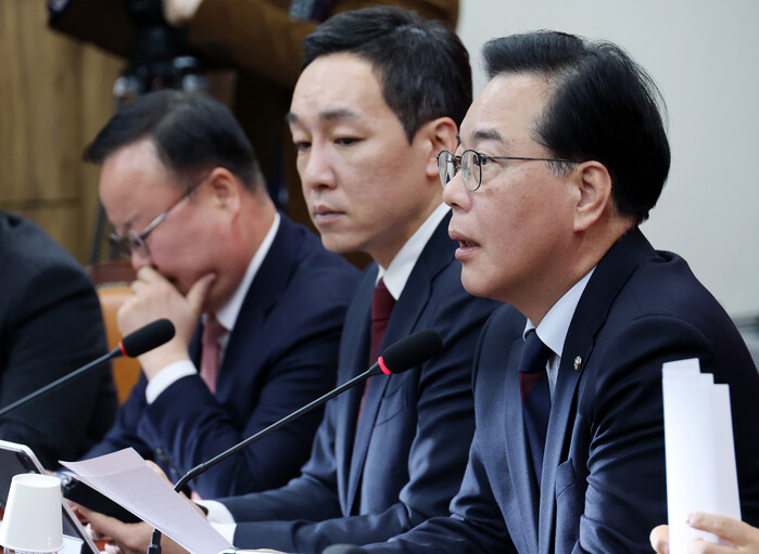 ‘오찬 쇼’라던 송언석…단식 정치 띄...